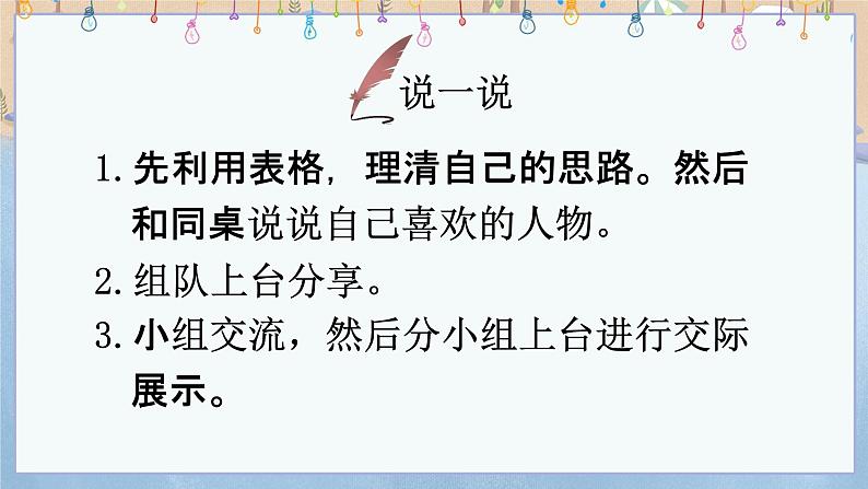 部编人教版五年级语文上册《口语交际：我最喜欢的人物形象》教学课件PPT优秀课件06