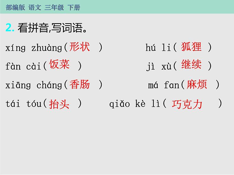 部编版三年级语文下册《我变成了一棵树》PPT课件 (7)第3页