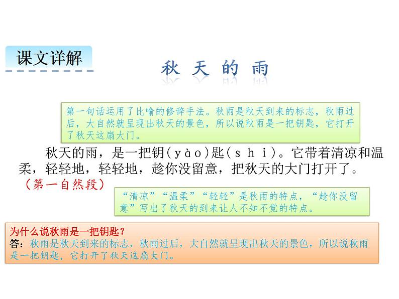 部编版语文三年级6秋天的雨课件08