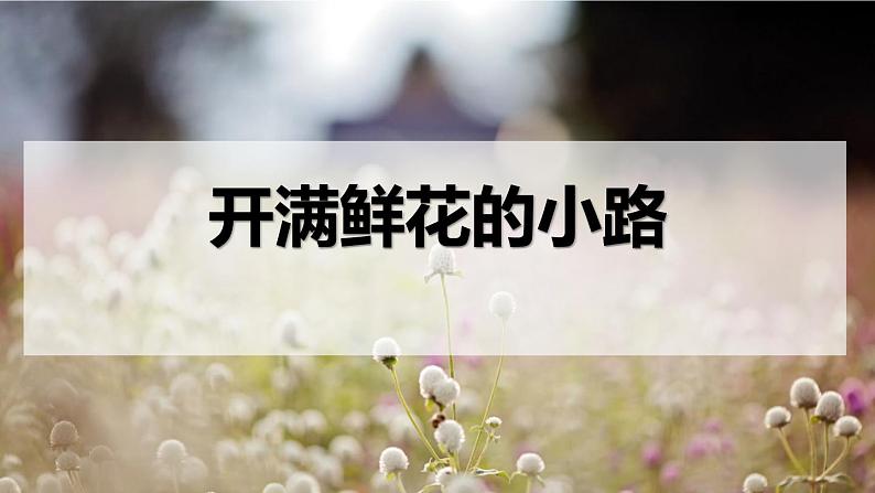 部编版二年级语文下册《开满鲜花的小路》PPT课文课件 (9)第1页