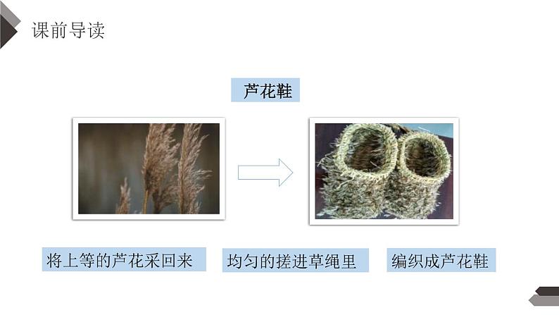 部编版四年级语文下册《芦花鞋》PPT优质课件 (7)第3页