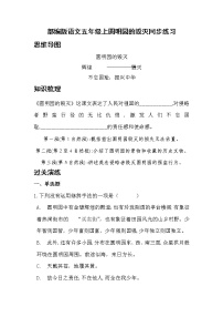 2020-2021学年14 圆明园的毁灭一课一练