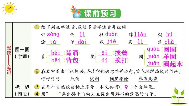 3 不懂就要问   学案课件（课前预习+课业设计）02