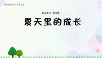 小学人教部编版第五单元16 夏天里的成长图文ppt课件