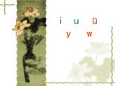 部编版小学语文一年级上册汉语拼音第2讲—i u ǖ  y   w课件