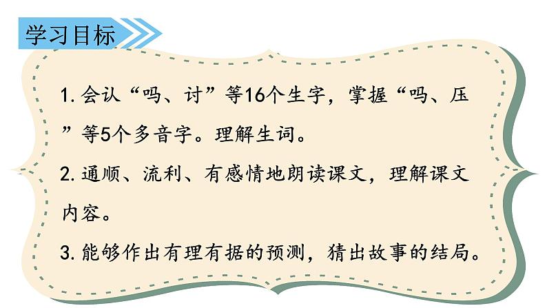 部编版小学语文三年级上册4单元 14 不会叫的狗课件02