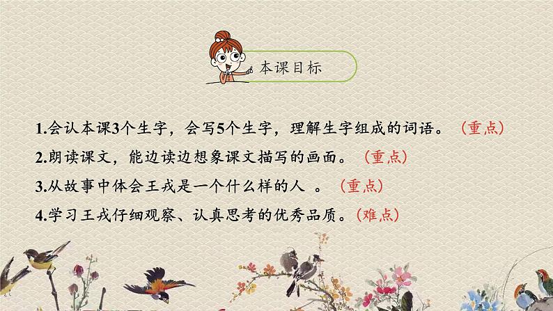 人教部编版（五四制）四年级上册语文 第七单元《王戎不取道旁李》课件第2页