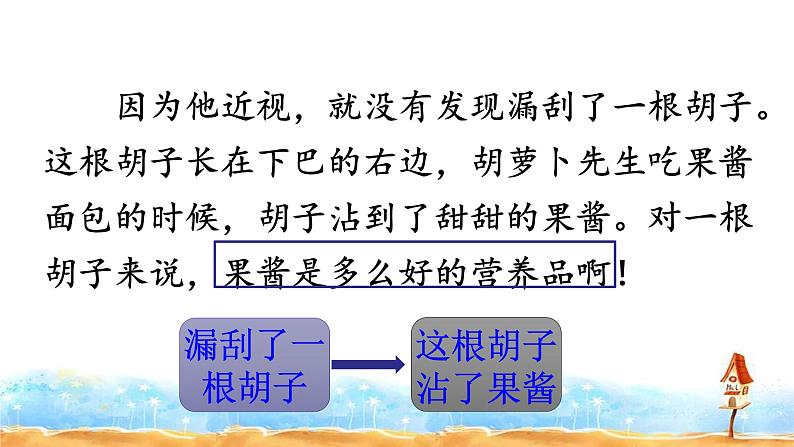 人教部编版三年级语上  13.《胡萝卜先生的长胡子》课件+教案+达标练习+学案08