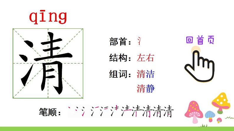 识字3 小青蛙（笔顺）第3页