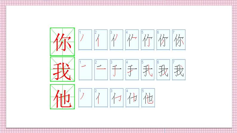 部编版一年级语文上册《天地人》课件PPT08