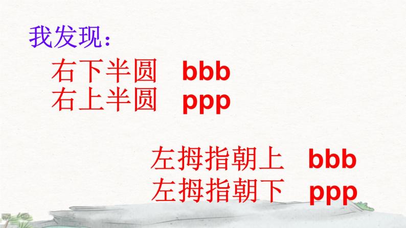 汉语拼音3 b p m f（课件+教案+反思+课时练）06