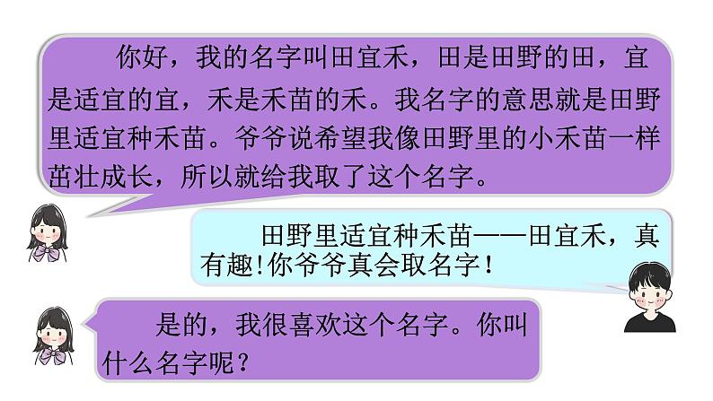 部编版三年级语文口语交际：名字里的故事课件04