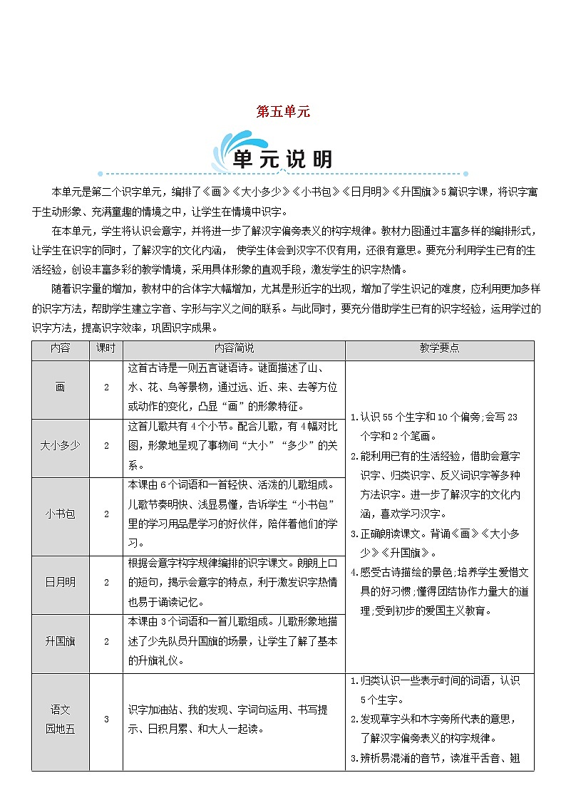 一年级语文上册识字二6画教案新人教版01