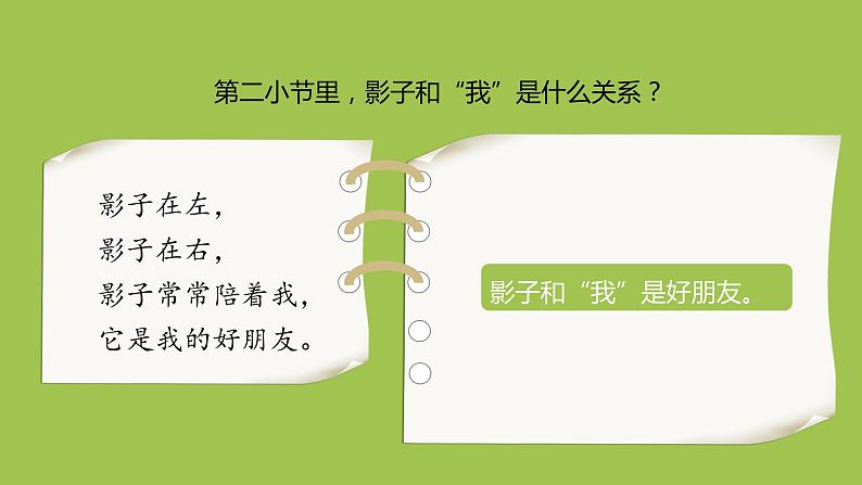 一年级语文上册第6单元课文25影子第2课时课件新人教版07