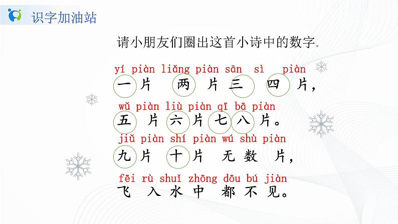 人教部编版语文一上 语文园地一 课件PPT+教案+练习06