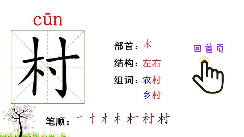 1 古诗二首（笔顺）第3页