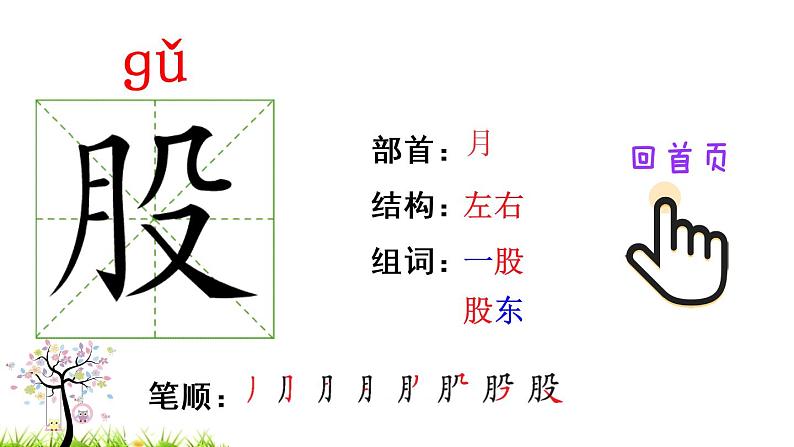 11 我是一只小虫子（笔顺）第3页