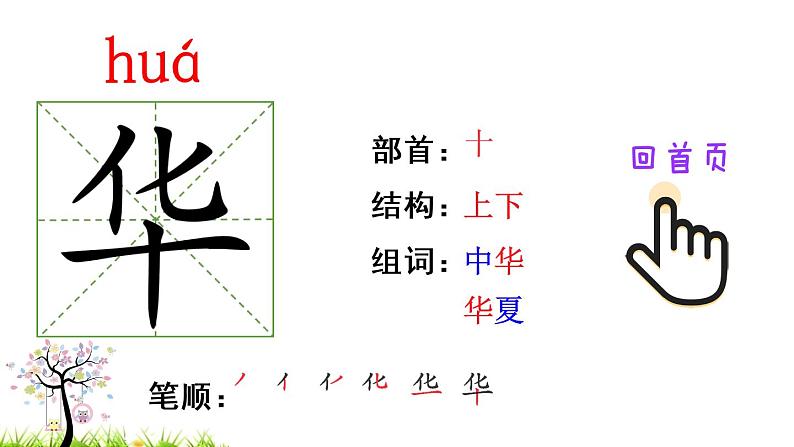 识字1 神州谣（笔顺）第3页