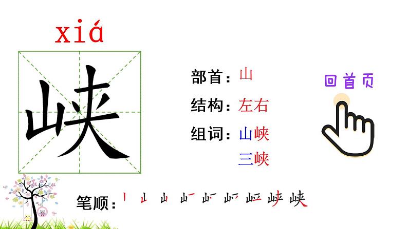 识字1 神州谣（笔顺）第5页