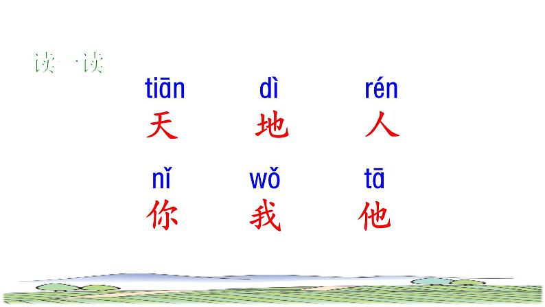 1.天地人预习课件学案第5页