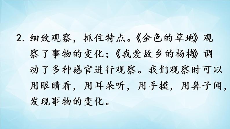 部编版 语文三年级上册 习作：我们眼中的缤纷世界 课件08