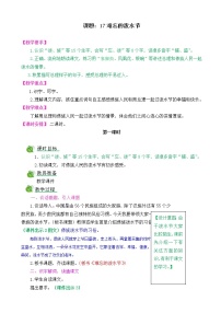 小学语文人教部编版二年级上册17 难忘的泼水节精品教案