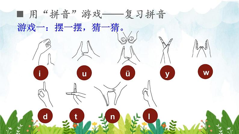 2021～2022学年小学语文人教部编版 一年级上册汉语拼音语文园地二课件第8页