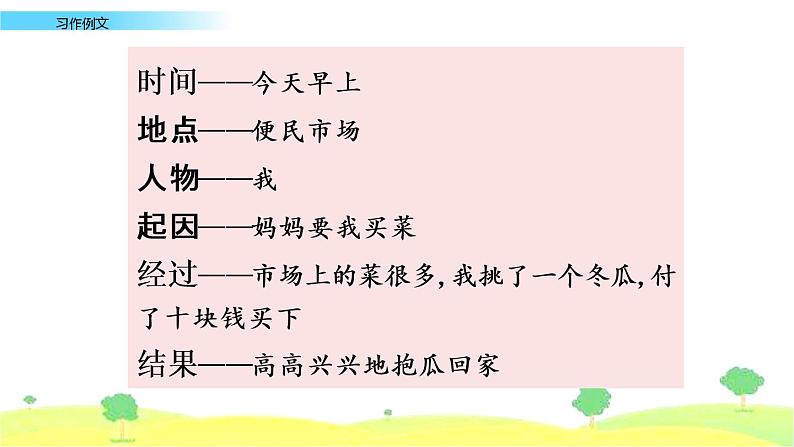 部编版小学语文四年级上册 第5单元习作例文课件PPT第7页