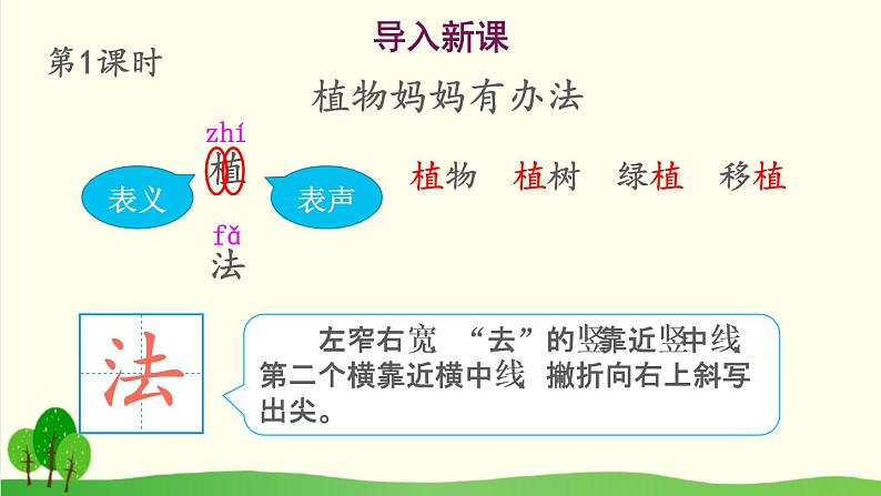 2021～2022学年小学语文人教部编版 二年级上册 3 植物妈妈有办法课件第3页