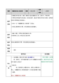 人教部编版五年级上册口语交际：我最喜欢的人物形象一等奖教学设计