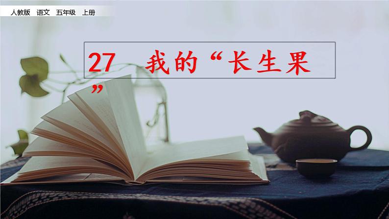 部编版小学语文五年级上册第8单元27 我的“长生果“课件PPT第2页