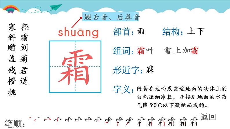 2021～2022学年小学语文人教部编版 三年级上册 第二单元 4 古诗三首 课件第6页