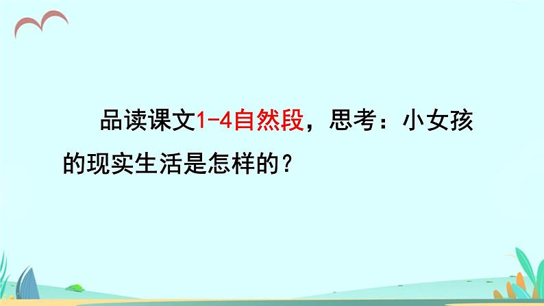 2021～2022学年小学语文人教部编版 三年级上册 第三单元第8课卖火柴的小女孩品读释疑 课件04