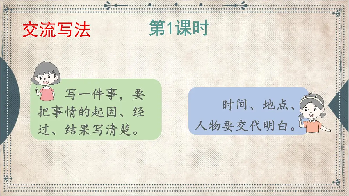 2021～2022学年小学语文人教部编版 四年级上册 交流平台与初试身手课件第3页