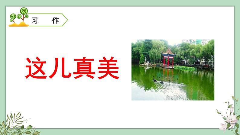 习作、语文园地六2021-2022学年三年级上册语文部编版教学课件第1页