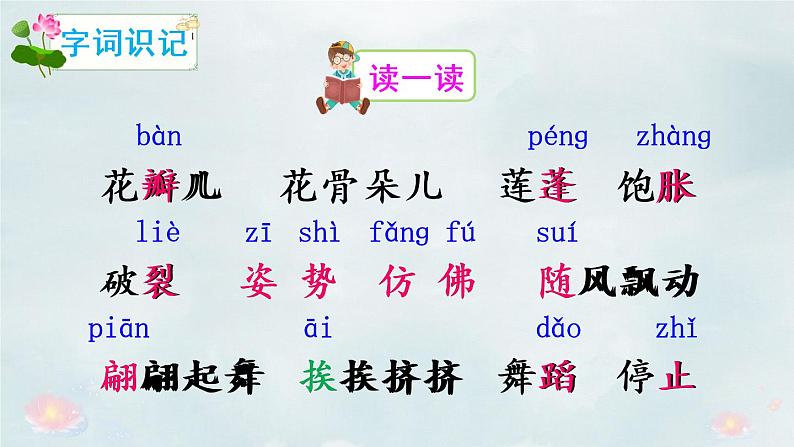 部编版三年级下册语文3 荷花（课件+教案+练习含答案）04