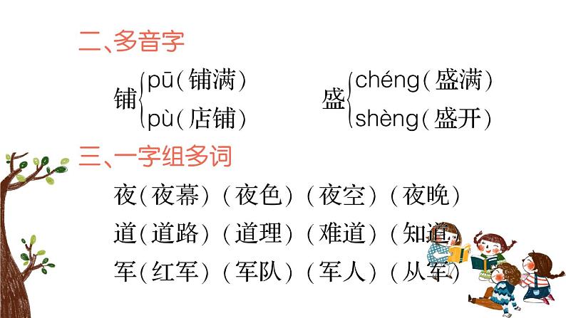 部编版 语文二年级上册 第六单元知识总结课件PPT03