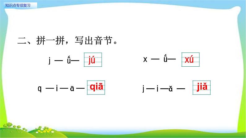 一年级上册知识点专项复习课件PPT第3页