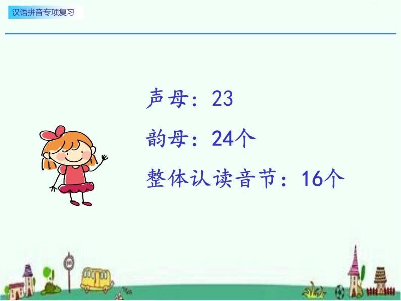 一年级汉语拼音专项复习课件PPT03