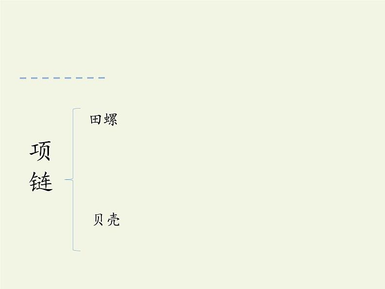 一年级语文上册教学课件-11 项链（1）-部编版第4页