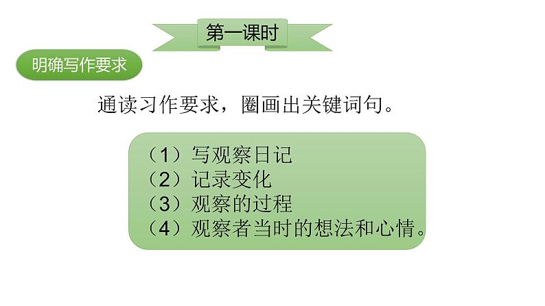 部编版 语文四年级上册 习作三：写观察日记 教学课件第3页