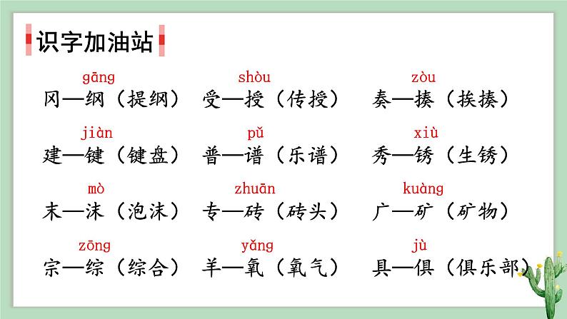 部编版 语文四年级上册 第八单元语文园地 教学课件第8页