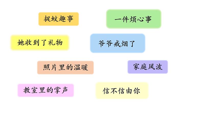 部编版 语文四年级上册 第五单元习作生活万花筒 教学课件04