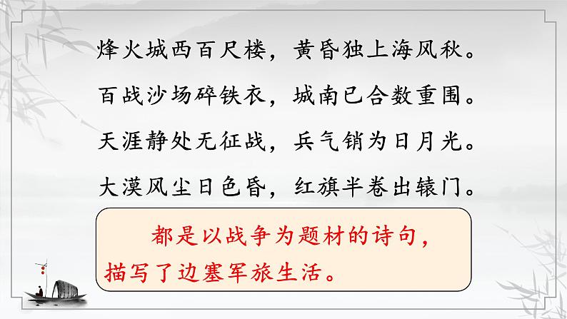 部编版 语文四年级上册 21古诗三首 教学课件第3页