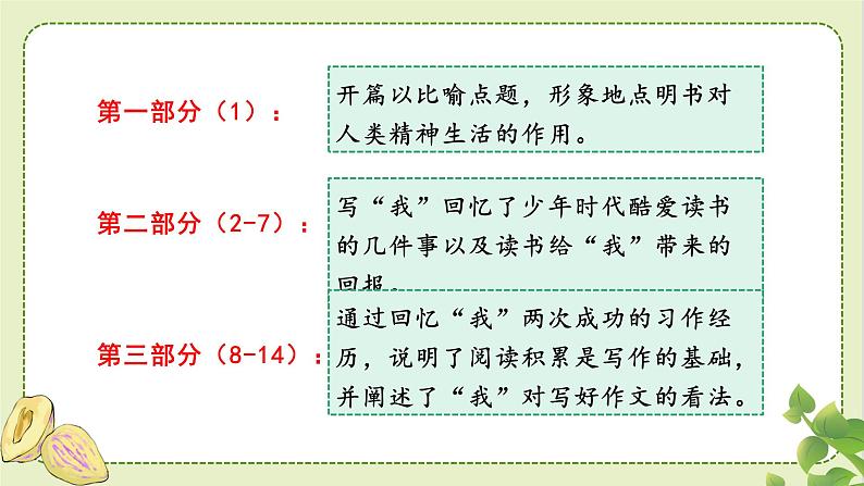 人教部编版语文五年级上册27我的“长生果”教学课件第7页