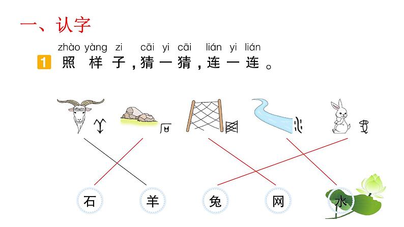 统编版语文一年级上册第一单元 复习试题课件PPT02