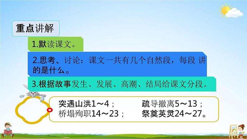 部编人教版六年级语文上册《13 桥》教学课件优秀课堂课件第4页