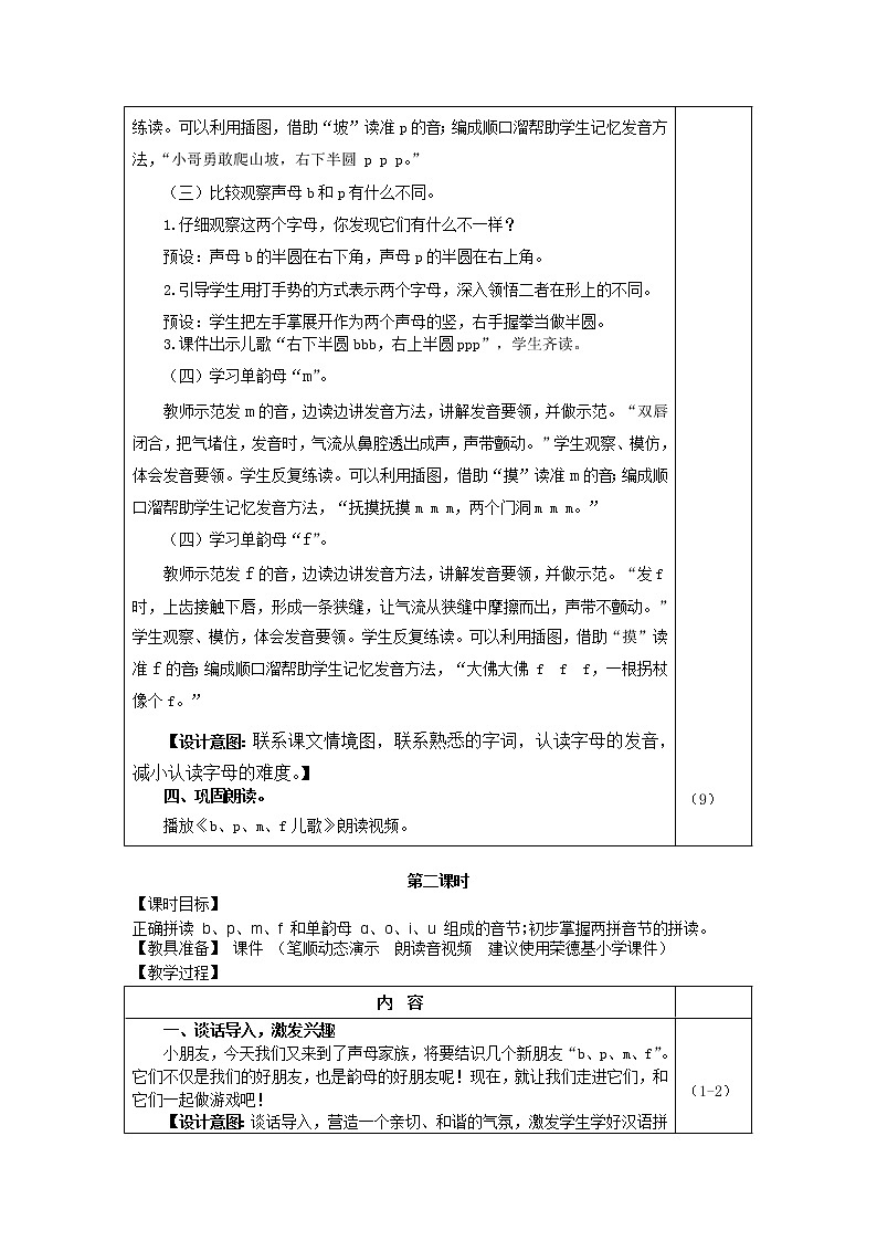 汉语拼音3 b p m f课件PPT02