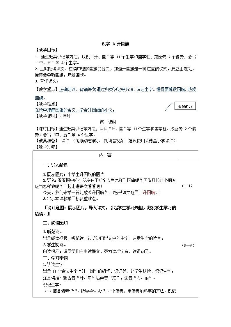 识字10 升国旗课件PPT01