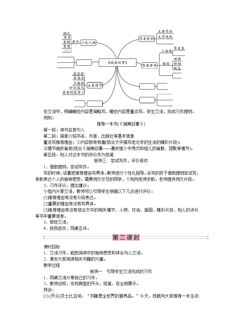 第8单元 习作 推荐一本书-2021-2022学年五年级上册【语文要素教学设计】部编版02